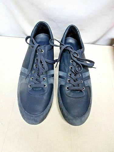Dolce & Gabbana CS0904 Mens Sneakers Size 11 Navy Blue Lace Up - Picture 2 of 8