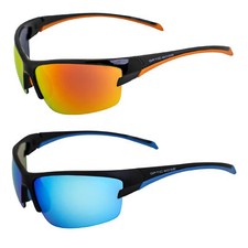 Optic Edge Breakaway Wraparound Sports  Motorcycle Sunglasses 2 Pairs