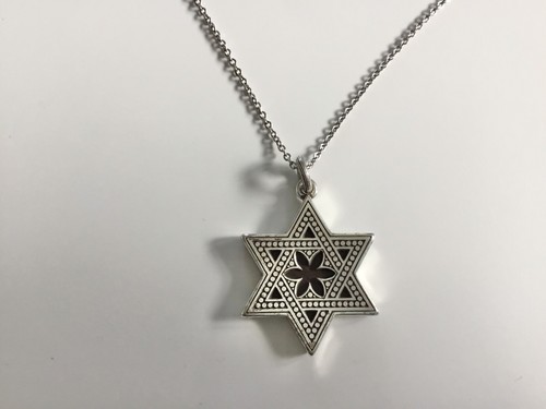 Brighton Star Of David Necklace Brown 