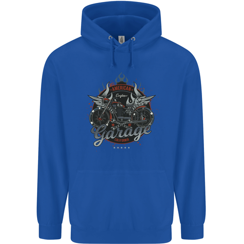 American Custom Garage Biker Motorcycle Childrens Kids Hoodie - Picture 44 of 84