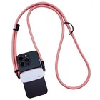 Cell Phone Lanyard Crossbody Clip Adjustable Neck Strap Charm Pink Accessory