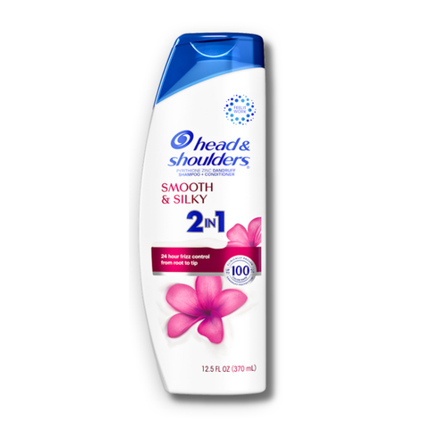 2-Pack Head & Shoulders Smooth & Silky 2-in-1 Anti-Dandruff Shampoo & Conditione - 第 2/4 張圖片