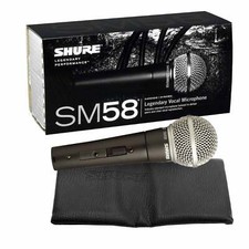 Shure Sm58 Vocal Microphone With On/off Switch
