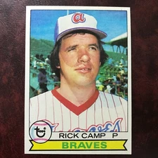 1979 Topps Set RICK CAMP #105 ATLANTA BRAVES **MINT** 50/50 *VENDING* Raw