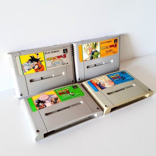 Lot 4 Dragon Ball Z Butouden 1+2+3+Saiya Densetsu Set Super Famicom games SNES - 第 1/12 張圖片