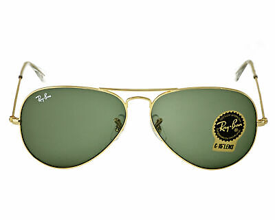 Ray Ban Aviator Classic Rb3025 Sunglasses L05 Green 58mm Lens Ebay