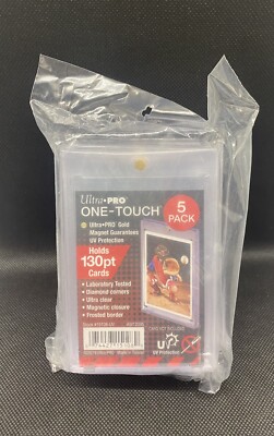 5x Ultra Pro Magnetic One-Touch 130pt – Étui Magnétique Cartes Pokémon / TCG – Protection UV 130 Points
