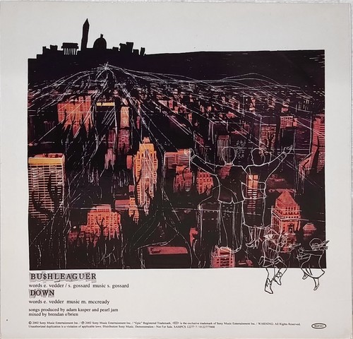 PEARL JAM – BUSHLEAGUER – PROMO – 122777 – EU - 7” - Imagen 2 de 3