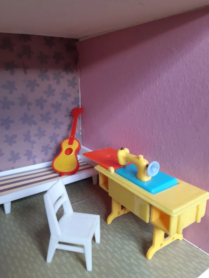 Anciens jouets meubles maison de poupée salle de bain, cuisine 'modella' An.70 - Photo 4/4