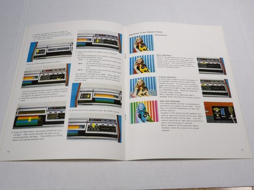 VTG Sony OPERATING SERVICE Manual VO-2850 VIDEO TAPE RECORDER Vintage - Picture 4 of 5