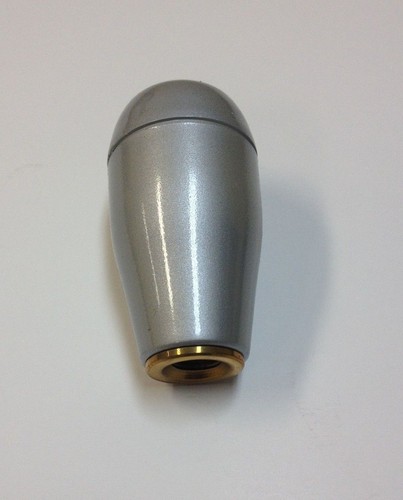SILVER COLOR 3" GEAR SHIFT LEVER KNOB SK-320S - Picture 3 of 3