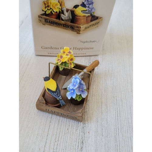 Hallmark Gardens grow happiness 2006 ornament Xmas spring bird - Picture 5 of 7