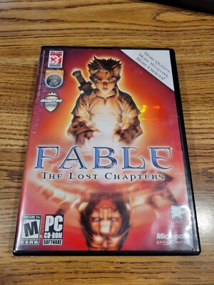 Fable: The Lost Chapters (PC, 2005, Complete in Box, 4 Discs)