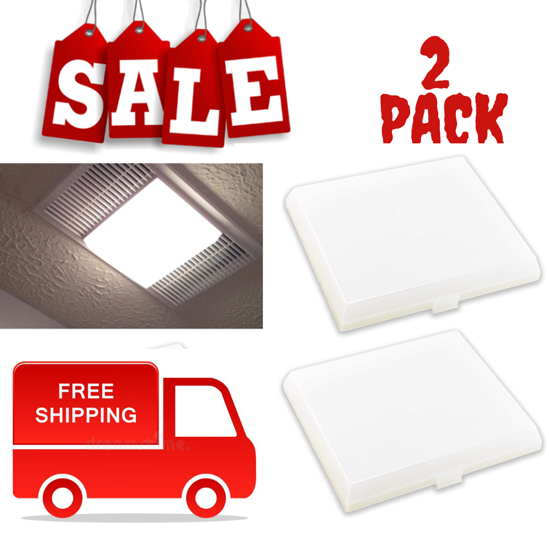 2pack Bathroom Vent Fan Light Lens Cover Nutone Broan Kenmore Exact  Replacement | eBay
