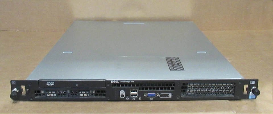 Dell PowerEdge 860 Dual-Core Pentium 915 2.80GHz 1GB Ram 72GB HDD 1U Server - Image 2 of 3