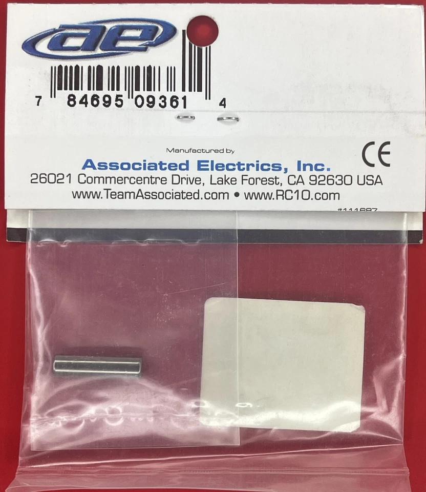 Team Associated RC10B2 Idler Gear Shaft RC10-B2 9361 ASC9361 RC10 Stealth 2wd - Image 2 of 2