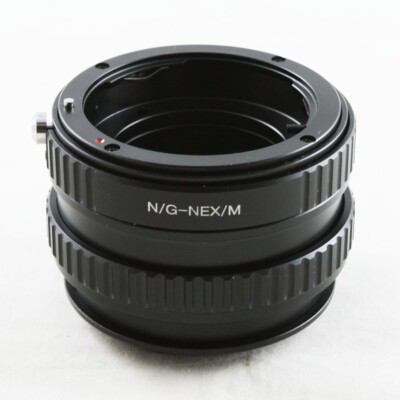 FOR Nikon Fmount G lens Sony E mount macro helicoid adapter NEX A6600 A7 A7R IV