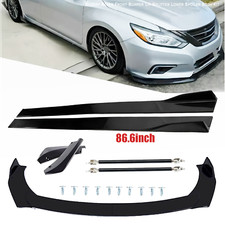 Front Rear Bumper Lip Splitter Spoiler For Nissan Altima Glossy Black Body Kits Front Rear Bumper Lip Splitter Spoiler For Nissan Altima Glossy Black Body Kits