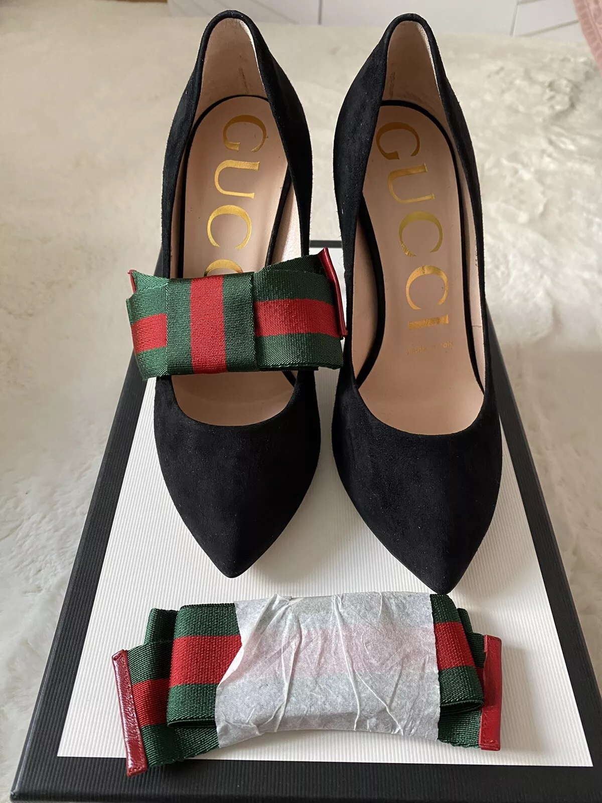 Sandales Gucci talons mules chaussures taille 35