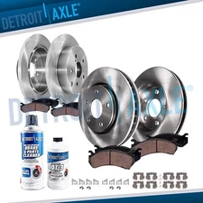 10pc Front Rear Disc Brake Rotors Ceramic Brake Pads for 2018-2024 Toyota Camry