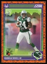 2024 SCORE-A-TREAT DARRELLE REVIS #291 ORANGE PUMPKIN Football NY JETS