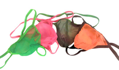 Men's Cabana contoured G String Thong w/ Back Choice Sheer Nude 4 HOT COLORS