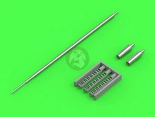 Master 1/48 Pitot Tube & 30mm NR-30 Gun Barrels for Shenyang J-6 / F-6 AM-48-093
