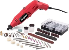 Hi-Spec Power Rotary Tool Kit Set 130W with 121 Piece Dremel Compatible Bit Acc