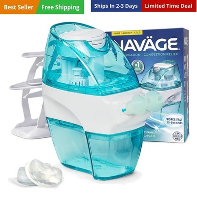 Essentials Bundle - Nasal Irrigation System - Saline Nasal Rinse Kit with 1 N...