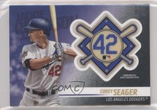 2018 Topps Update Jackie Robinson Day Manufactured Corey Seager Patch 8k4