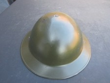 WW 2 STYLE BELGIUM BRODIE HELMET DATED LINER IS DATED 1952 SIZE 57