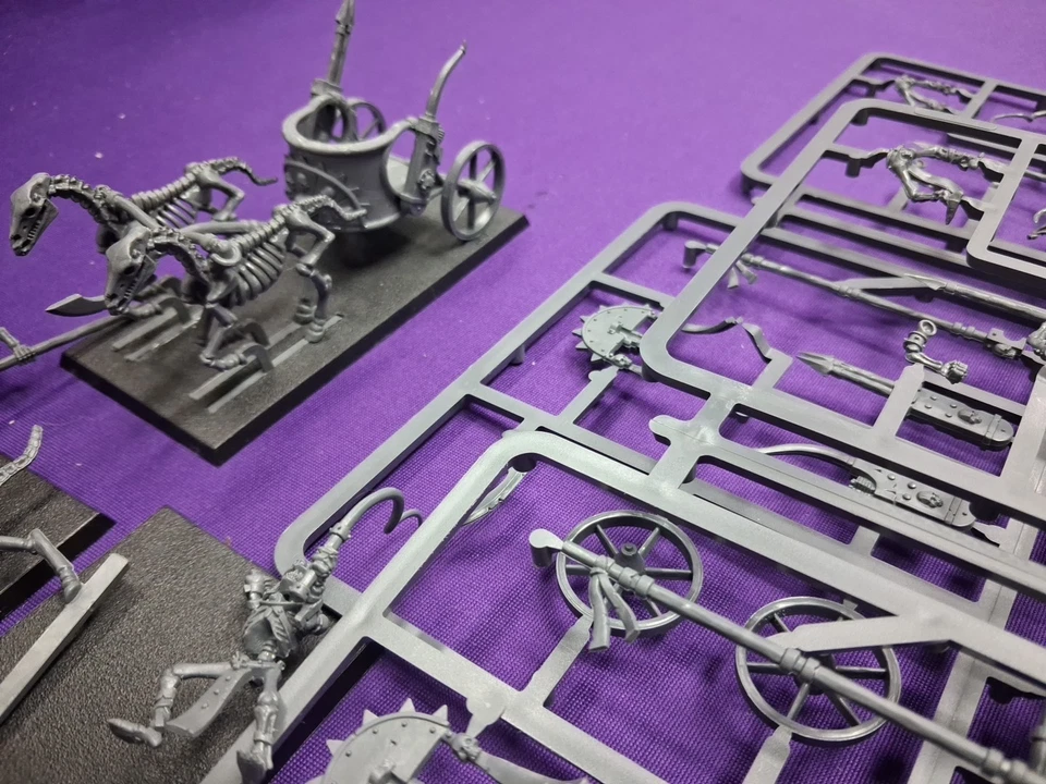 Skeleton Horsemen Chariots X3 Tomb Kings  - Warhammer the old world - Image 4 of 4
