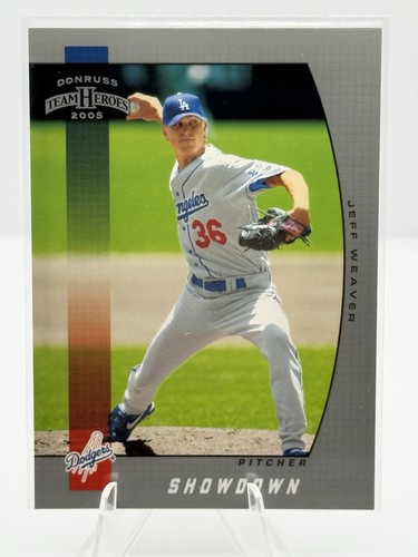2005 Donruss Team Heroes Silver /50 #163 Jeff Weaver Los Angeles Dodgers