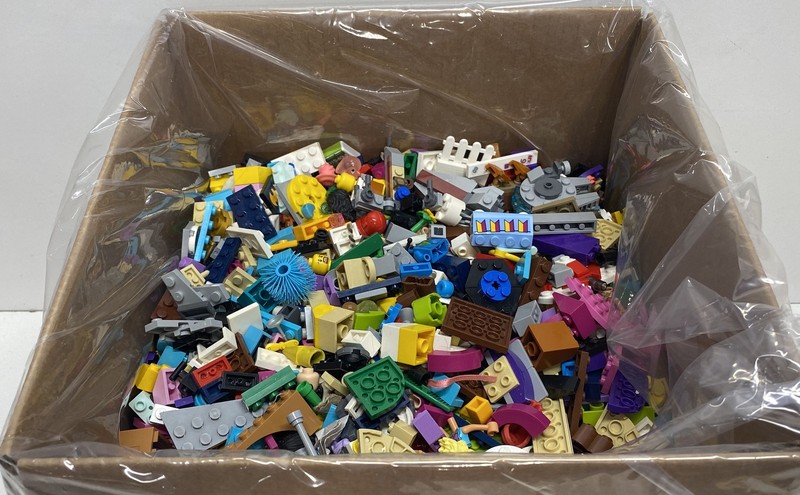LEGO Bricks and Parts Bulk Lot Mixed Colors Plates Specialty Pieces 8 Pounds