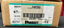 10 Pack PANDUIT CMFWH MINI-COM F-TYPE COUPLER MODULE