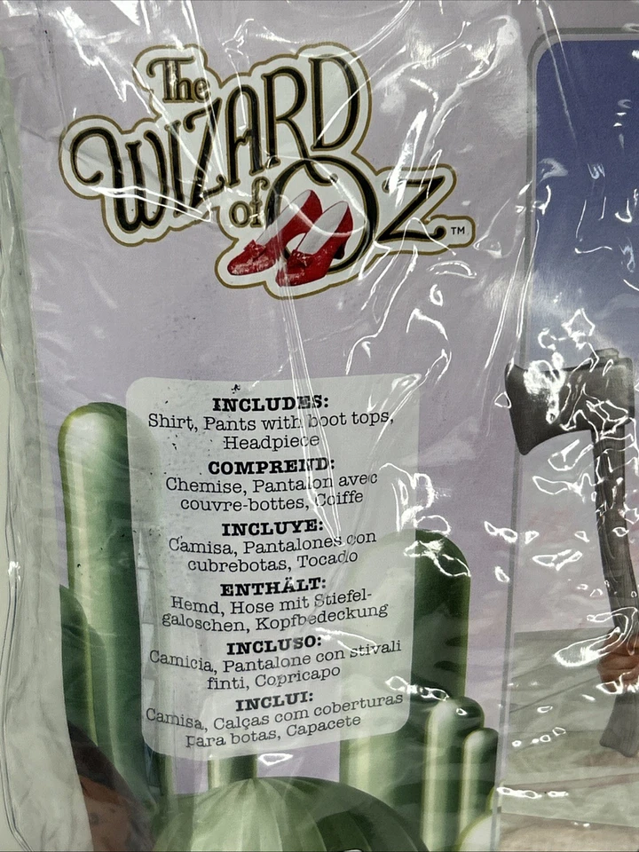 Rubie’s Wizard Of Oz Tin Man Costume Adult One Size Standard Up To 44 Jacket Sz - Image 2 of 4