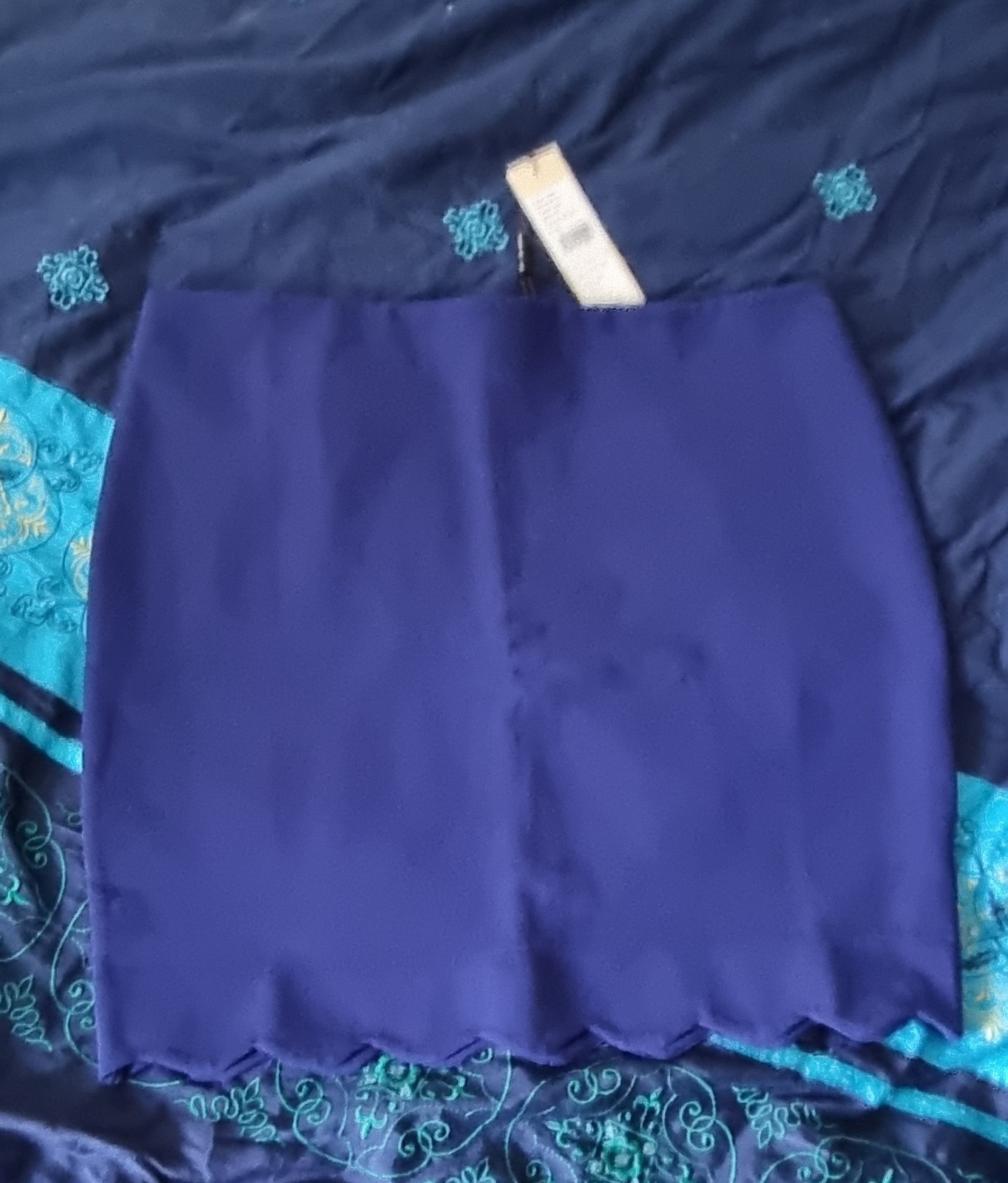 Falda Darling Talla XL (14) Nueva Con Etiquetas Azul
