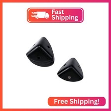 Faotup 20Pcs Metal Box Corner Protectors Black Box Corner Edge Guard Metal Edge