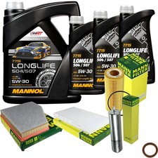 MANN Inspektionspaket 8L MANNOL Longlife 5W-30 f�r BMW E61 535d E60 E64 635d