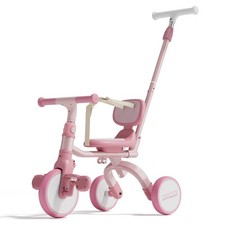 5 in 1 Tricycle for Toddlers 1-3 Years Old, Baby Tricycle Color Pink
