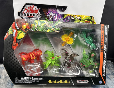 Bakugan Evolutions Battle Strike Pack Platinum Dragonoid Geogan Arcleon Sealed