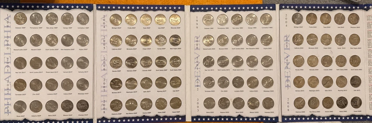U.S. Mint 1999 50 State Set US State Quarters (1999-2008) for sale