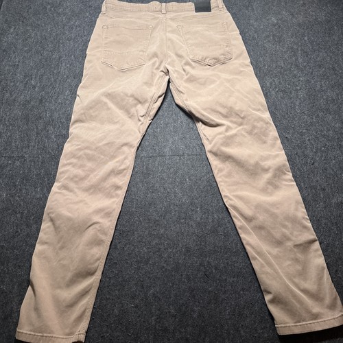 DUER N2X Taper Pants Men 33x31 No Sweat Gorpcore Brown Work Casual Slim Chino - Picture 12 of 22