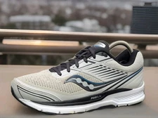 Mens Saucony Echelon 8 Running Walking Shoes Sz 7 Used S20574-30 Gray