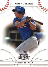 2008 Donruss Threads Baseball Card #74 Ruben Tejada