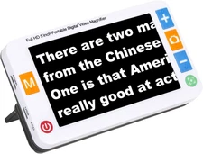 5 Inch Low Vision Aids, Electronic Auto Focus Reading Aid Simplified Buttons Dig