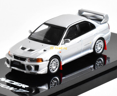 ZD HobbyJapan 1:64 Silver Lancer Evolution EVO 5 V Sport Model Diecast Metal Car