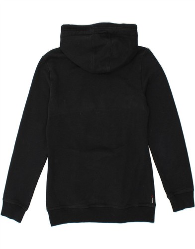 ADIDAS Womens Graphic Sweatshirt Jumper UK 10 Small Black Cotton MO02 - Picture 2 of 3
