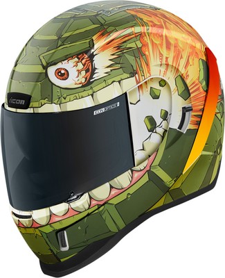 Icon 0101-14743 Airform Grenadier Helmet Md Green