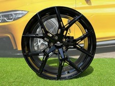 4X R18 Pouces 5X114.3 Roues Noires Forzza Gravity: S'adapte Pour Lexus Mazda